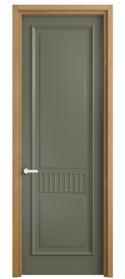 Дверь межкомнатная Шарм 6707 Матовый оливковый тёмный Узкий классический наличник БНМ Цена 104199 ₽ Наличники уже входят в базовый комплект. Фабрика дверей Волховец 8 (800) 551 43 19 Межкомнатная дверь Шарм 6707 Матовый оливковый тёмный Цена 104199 ₽ | Volhovec