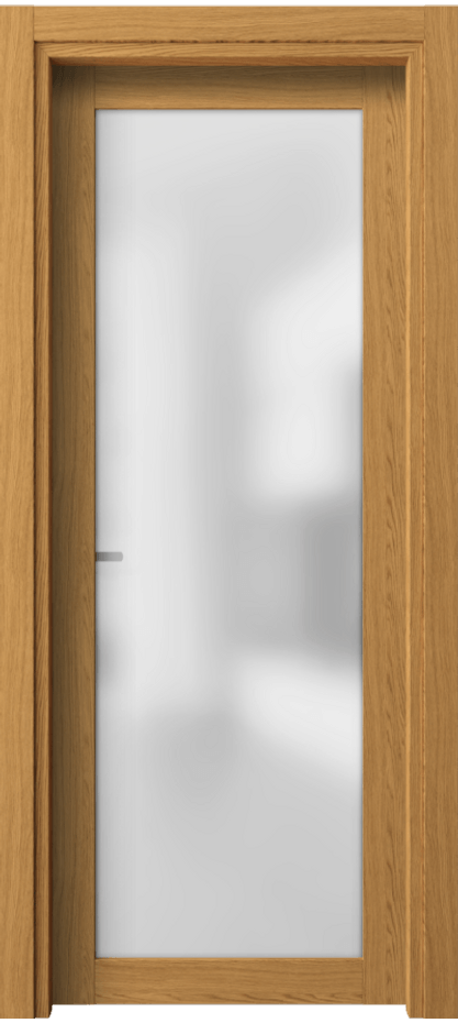 Межкомнатная дверь Neo 2102 Ванильный дуб Сатинированное стекло Цена 147690 AMD | Volhovec