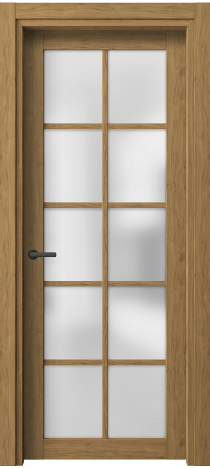 Межкомнатная дверь Neo 2106 Грецкий орех Сатинированное стекло Цена 196380 AMD | Volhovec