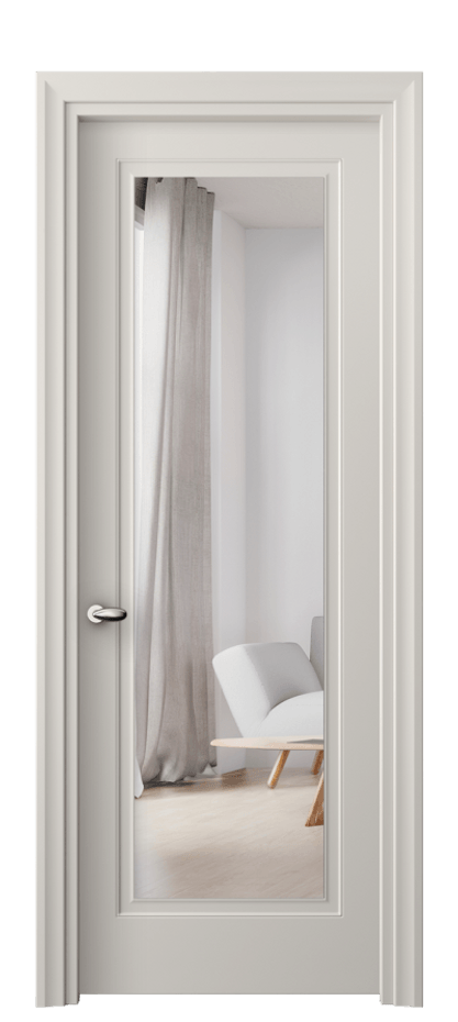 Межкомнатная дверь Esse 8503 Матовый облачно-серый Двустороннее зеркало, триплекс Цена 341510 AMD | Volhovec