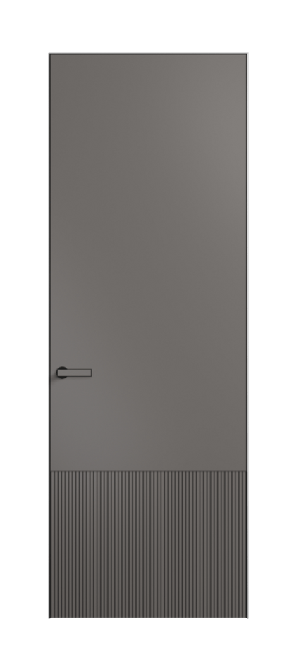 Межкомнатная дверь Velvet АКП 8202 Матовый классический серый. Цена 359800  | Volhovec