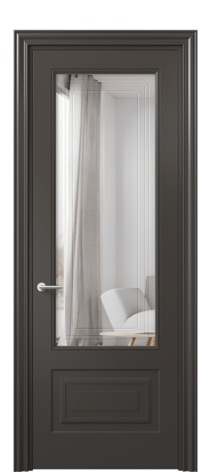 Дверь межкомнатная Mascot 8442 Матовый антрацит Двустороннее зеркало с гравировкой "Грани"», триплекс Фигурный наличник МАН Цена 569860 AMD Наличники уже входят в базовый комплект. Фабрика дверей Волховец 8 (800) 551 43 19 Межкомнатная дверь Mascot 8442 Матовый антрацит Двустороннее зеркало с гравировкой "Грани"», триплекс Цена 569860 AMD | Volhovec