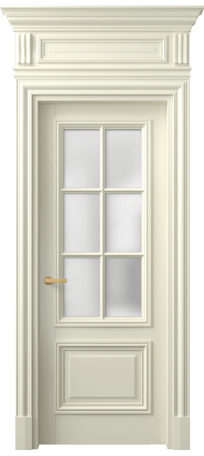 Межкомнатная дверь Антик 7312 Матовый молочно-белый Сатинированное стекло Цена 1191730 AMD | Volhovec