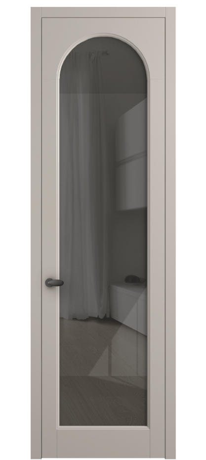 Дверь межкомнатная Палаццо 6804 Матовый светло-бежевый Рефлективное серое стекло "Stopsol", калёное 0536 МСБЖ Цена 708300 AMD Наличники уже входят в базовый комплект. Фабрика дверей Волховец 8 (800) 551 43 19 Межкомнатная дверь Палаццо 6804 Матовый светло-бежевый Рефлективное серое стекло "Stopsol", калёное Цена 708300 AMD | Volhovec