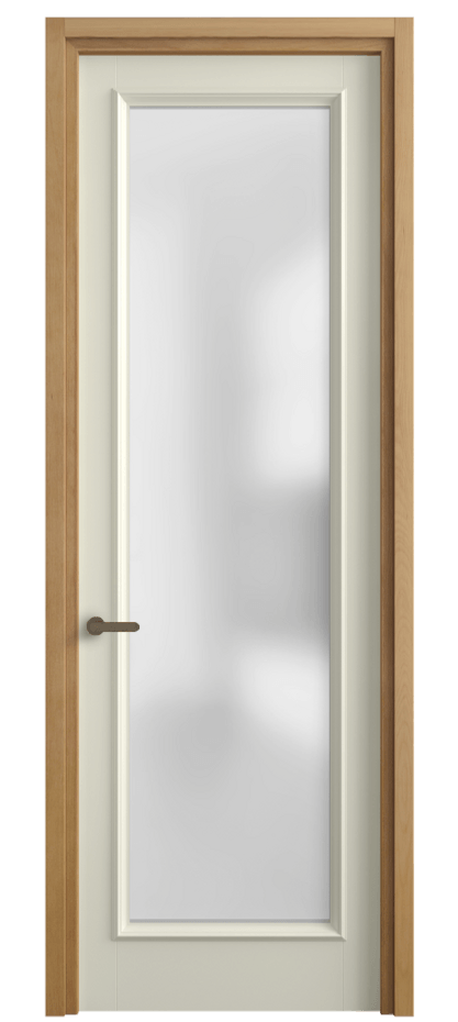 Межкомнатная дверь Charm 6702 Бук молочно-белый Сатинированное стекло Цена 677100 AMD | Volhovec
