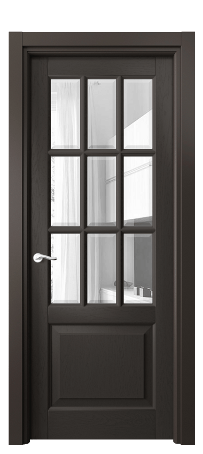 Дверь межкомнатная Лигнум 0748 Дуб антрацит Прозрачное стекло с фацетом Гладкий наличник ДАН Цена 161199 ₽ Наличники уже входят в базовый комплект. Фабрика дверей Волховец 8 (800) 551 43 19 Межкомнатная дверь Лигнум 0748 Дуб антрацит Прозрачное стекло с фацетом Цена 161199 ₽ | Volhovec