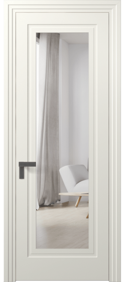 Межкомнатная дверь Rocca 8303 Матовый жемчужный Двустороннее зеркало, триплекс, 7 мм Цена 525351 AMD | Volhovec