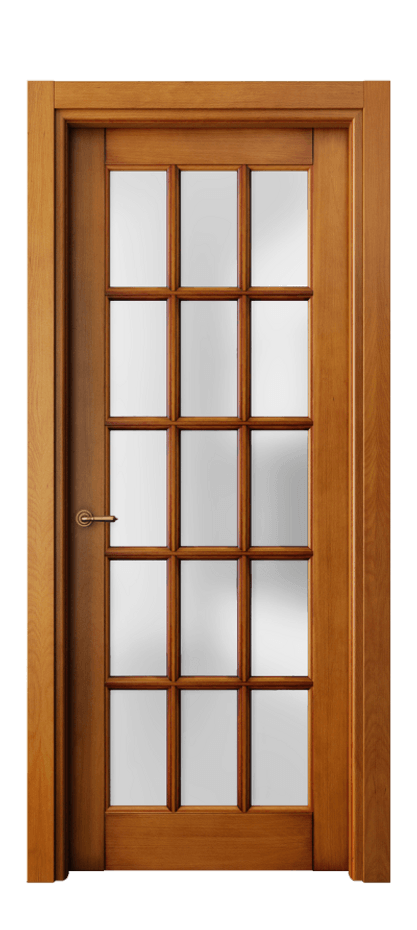 Межкомнатная дверь Тоскана Грильято 6311 Бук светлый с патиной Сатинированное стекло Цена 895600 AMD | Volhovec