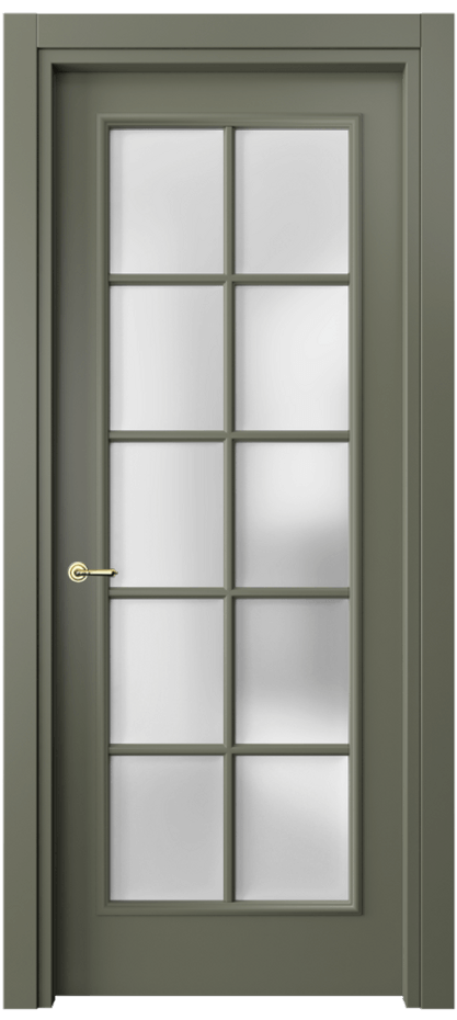 Дверь межкомнатная Paris 8102 Матовый оливковый тёмный Сатинированное стекло Гладкий наличник МОТ Цена 72399 ₽ Наличники уже входят в базовый комплект. Фабрика дверей Волховец 8 (800) 551 43 19 Межкомнатная дверь Paris 8102 Матовый оливковый тёмный Сатинированное стекло Цена 72399 ₽| Volhovec