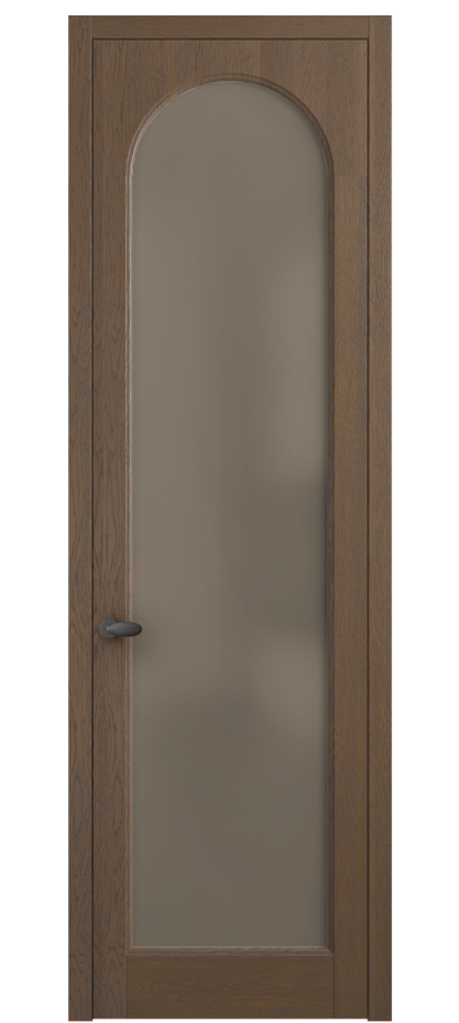 Межкомнатная дверь Palazzo 6804 Дуб туманный матовый Сатинированное бронзовое стекло, триплекс Цена 999700 AMD | Volhovec