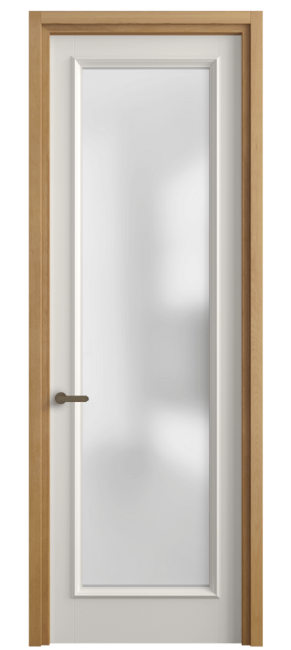 Межкомнатная дверь Charm 6702 Бук пудровый белый Сатинированное стекло Цена 677100 AMD | Volhovec