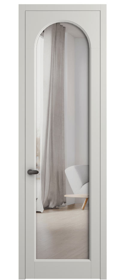 Межкомнатная дверь Палаццо 6804 Матовый серый Двустороннее зеркало, триплекс Цена 667800 AMD | Volhovec