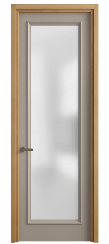 Межкомнатная дверь Charm 6702 Бук бисквитный Сатинированное стекло Цена 99330 ₽ | Volhovec