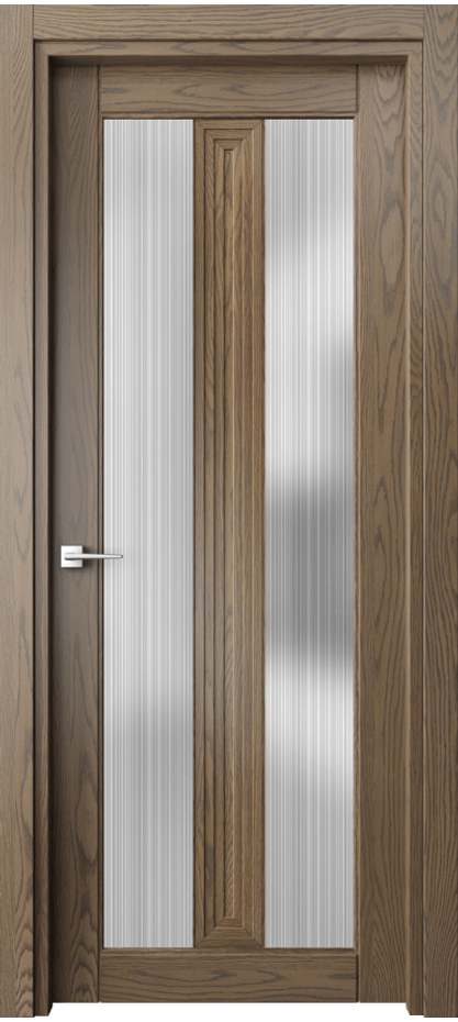 Межкомнатная дверь Ego 6122 Дуб мраморный Сатинированное стекло "Дождь" Цена 101730 ₽ | Volhovec