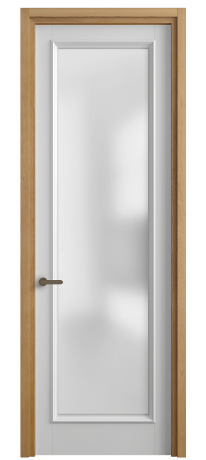 Межкомнатная дверь Charm 6702 Бук белоснежный Сатинированное стекло Цена 677100 AMD | Volhovec