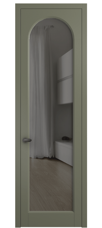 Дверь межкомнатная Палаццо 6804 Матовый оливковый тёмный Прозрачное серое стекло, триплекс 0536 МОТ Цена 654400 AMD Наличники уже входят в базовый комплект. Фабрика дверей Волховец 8 (800) 551 43 19 Межкомнатная дверь Палаццо 6804 Матовый оливковый тёмный Прозрачное серое стекло, триплекс Цена 654400 AMD | Volhovec