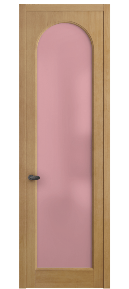 Межкомнатная дверь Палаццо 6804 Бук натуральный матовый Сатинированное розовое стекло, триплекс Цена 817900 AMD | Volhovec