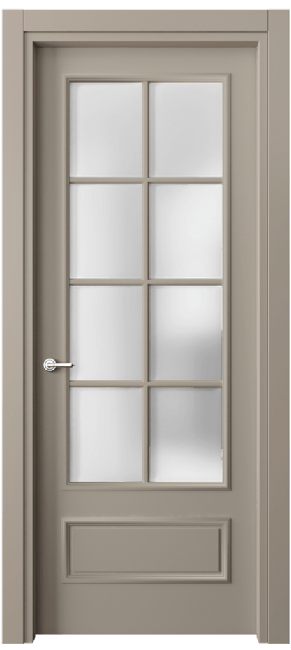 Дверь межкомнатная Paris 8112 Матовый бисквитный Сатинированное стекло Гладкий наличник МБСК Цена 390610 AMD Наличники уже входят в базовый комплект. Фабрика дверей Волховец 8 (800) 551 43 19 Межкомнатная дверь Paris 8112 Матовый бисквитный Сатинированное стекло Цена 390610 AMD| Volhovec
