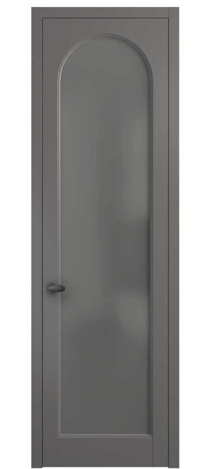Межкомнатная дверь Палаццо 6804 Матовый классический серый Сатинированное серое стекло, триплекс Цена 654400 AMD | Volhovec