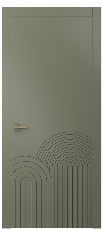 Межкомнатная дверь Linea АКП 8059 Матовый оливковый тёмный  Цена 322600 AMD | Volhovec