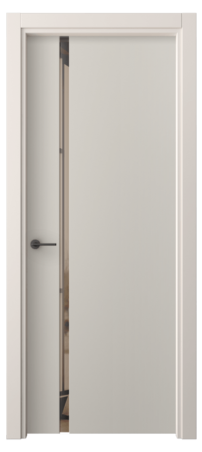 Межкомнатная дверь Freedom 4222 ПЭТ светло-серый Двустороннее бронзовое зеркало, триплекс Цена 6187300 so'm | Volhovec