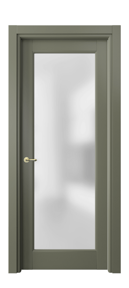 Межкомнатная дверь Тоскана Ромбо 6300 Матовый оливковый тёмный Сатинированное стекло Цена 622460 AMD | Volhovec