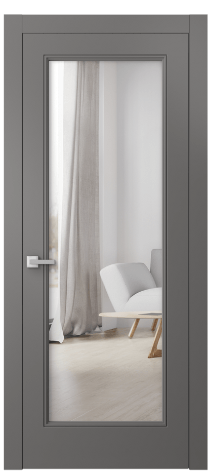 Дверь межкомнатная Linea 8300 Матовый классический серый Двустороннее зеркало, триплекс 8 мм Гладкий компланарный наличник МКЛС* Цена 57839 ₽ Наличники уже входят в базовый комплект. Фабрика дверей Волховец 8 (800) 551 43 19 Межкомнатная дверь Linea 8300 Матовый классический серый Двустороннее зеркало, триплекс 8 мм Цена 57839 ₽ | Volhovec