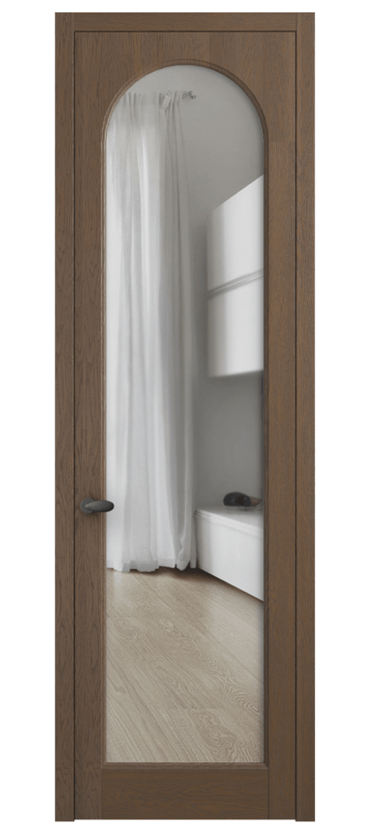 Межкомнатная дверь Палаццо 6804 Дуб туманный матовый Прозрачное стекло Цена 1028700 AMD | Volhovec