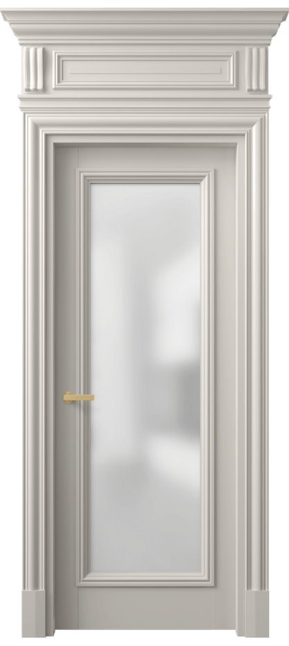 Межкомнатная дверь Antique 7300 Бук облачный серый Сатинированное стекло Цена 1096640 AMD | Volhovec