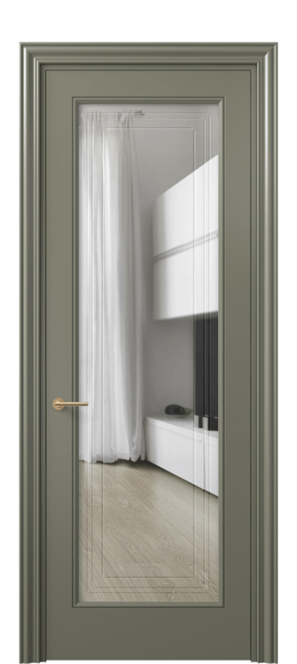 Дверь межкомнатная Mascot 8400 Матовый оливковый тёмный Прозрачное стекло с гравировкой "Грани", триплекс, 7 мм Фигурный наличник МОТ Цена 81480 ₽ Наличники уже входят в базовый комплект. Фабрика дверей Волховец 8 (800) 551 43 19 Межкомнатная дверь Mascot 8400 Матовый оливковый тёмный Прозрачное стекло с гравировкой "Грани", триплекс, 7 мм Цена 81480 ₽ | Volhovec