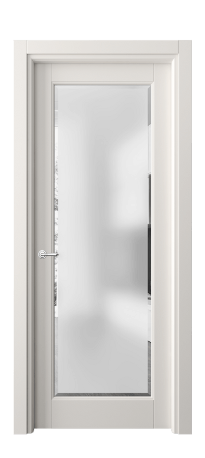 Дверь межкомнатная Тоскана Элегантэ 6300 Матовый пудровый белый Сатинированное стекло с фацетом Гладкий наличник МПБЛ Цена 635950 AMD Наличники уже входят в базовый комплект. Фабрика дверей Волховец 8 (800) 551 43 19 Межкомнатная дверь Тоскана Элегантэ 6300 Матовый пудровый белый Сатинированное стекло с фацетом Цена 635950 AMD | Volhovec