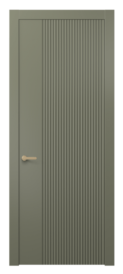 Межкомнатная дверь Alba АКП 8643 Матовый оливковый тёмный  Цена 53499 ₽ | Volhovec