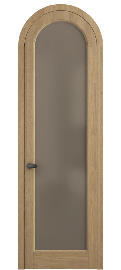 Межкомнатная дверь Палаццо 6814 Дуб соломенный матовый Сатинированное бронзовое стекло, триплекс Цена 206349 ₽ | Volhovec