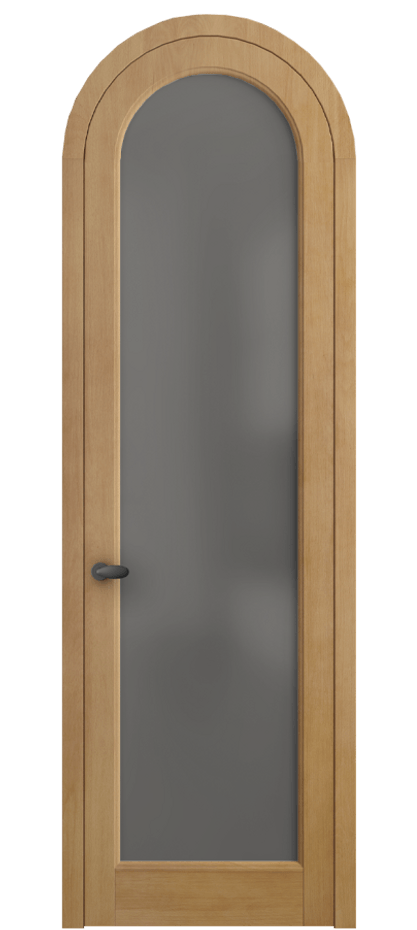 Межкомнатная дверь Палаццо 6814 Бук натуральный матовый Сатинированное серое стекло, триплекс Цена 1182500 AMD | Volhovec
