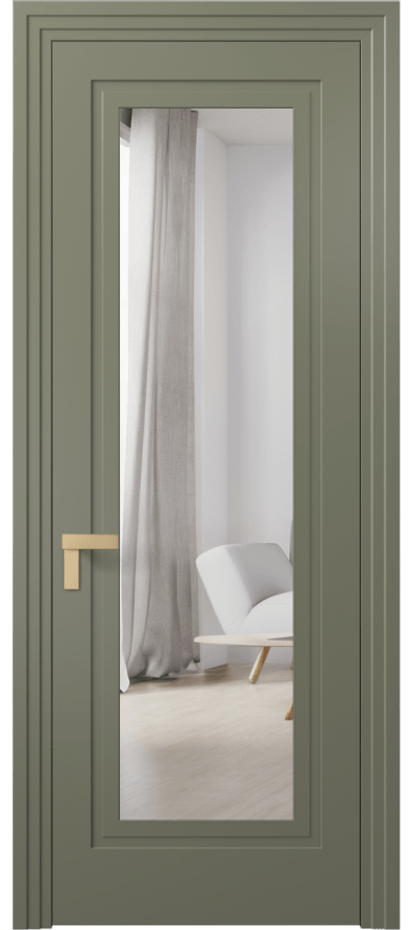 Дверь межкомнатная Rocca 8303 Матовый оливковый тёмный Двустороннее зеркало, триплекс, 7 мм Каскадный компланарный наличник МОТ Цена 81790 ₽ Наличники уже входят в базовый комплект. Фабрика дверей Волховец 8 (800) 551 43 19 Межкомнатная дверь Rocca 8303 Матовый оливковый тёмный Двустороннее зеркало, триплекс, 7 мм Цена 81790 ₽ | Volhovec