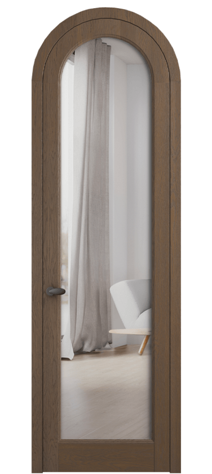 Межкомнатная дверь Палаццо 6814 Дуб туманный матовый Двустороннее зеркало, триплекс Цена 1405100 AMD | Volhovec