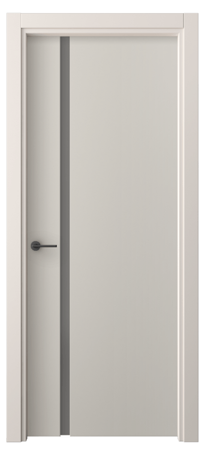 Межкомнатная дверь Freedom 4222 ПЭТ светло-серый Сатинированное серое стекло, триплекс Цена 5862500 so'm | Volhovec