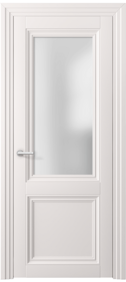 Межкомнатная дверь Centro 2524 ПЭТ кремово-серый Сатинированное стекло Цена 253570 AMD | Volhovec