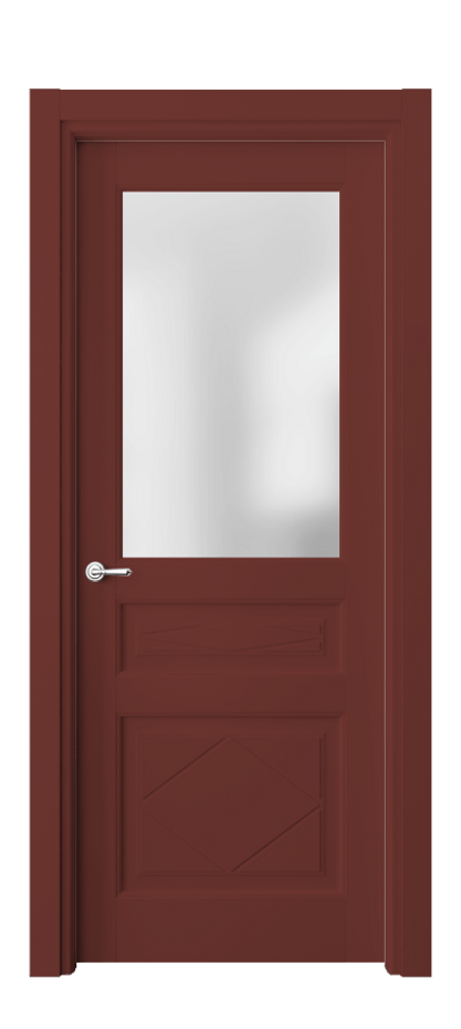 Межкомнатная дверь Toscana Rombo 6344 Бук белоснежный Сатинированное стекло Цена 669100 AMD | Volhovec