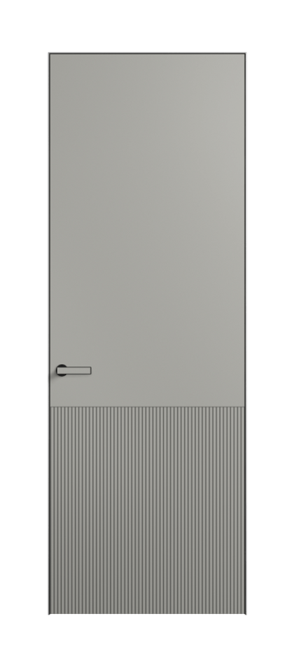 Межкомнатная дверь Вельвет ПУ 8204 Матовый нейтральный серый. Цена 559500  | Volhovec