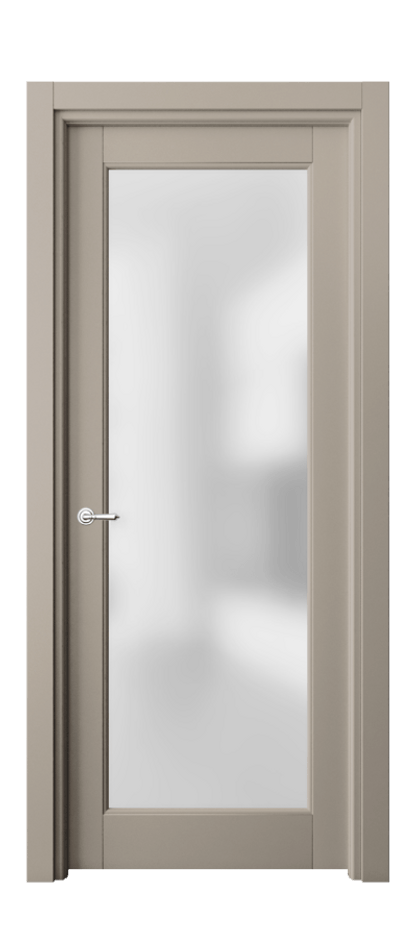 Межкомнатная дверь Тоскана Ромбо 6300 Матовый бисквитный Сатинированное стекло Цена 637980 AMD | Volhovec