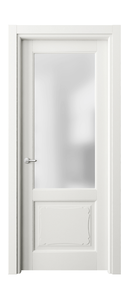 Межкомнатная дверь Toscana Elegante 6322 Бук серый Сатинированное стекло Цена 495270 AMD | Volhovec