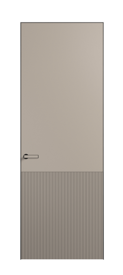 Дверь межкомнатная Velvet 8204 Матовый бисквитный. Скрытый короб Черный Цена 438200 . Фабрика дверей Волховец 8 (800) 551 43 19 Межкомнатная дверь Velvet 8204 Матовый бисквитный. Цена 438200 | Volhovec