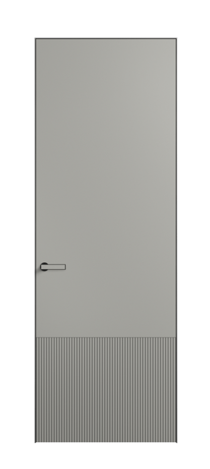 Межкомнатная дверь Velvet ПУ 8202 Матовый нейтральный серый. Цена 545400  | Volhovec