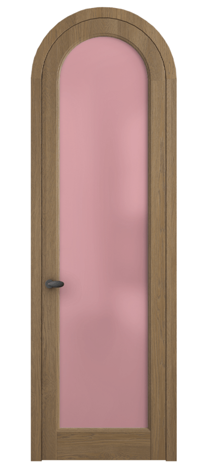 Межкомнатная дверь Палаццо 6814 Дуб мускатный матовый Сатинированное розовое стекло, триплекс Цена 1420600 AMD | Volhovec