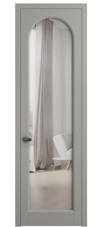 Дверь межкомнатная Палаццо 6804 Матовый нейтральный серый Двустороннее зеркало, триплекс 0536 МНСР Цена 667800 AMD Наличники уже входят в базовый комплект. Фабрика дверей Волховец 8 (800) 551 43 19 Межкомнатная дверь Палаццо 6804 Матовый нейтральный серый Двустороннее зеркало, триплекс Цена 667800 AMD | Volhovec