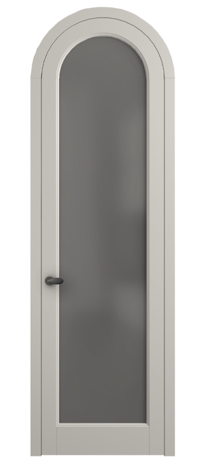 Межкомнатная дверь Палаццо 6814 Матовый облачно-серый Сатинированное серое стекло, триплекс Цена 865000 AMD | Volhovec