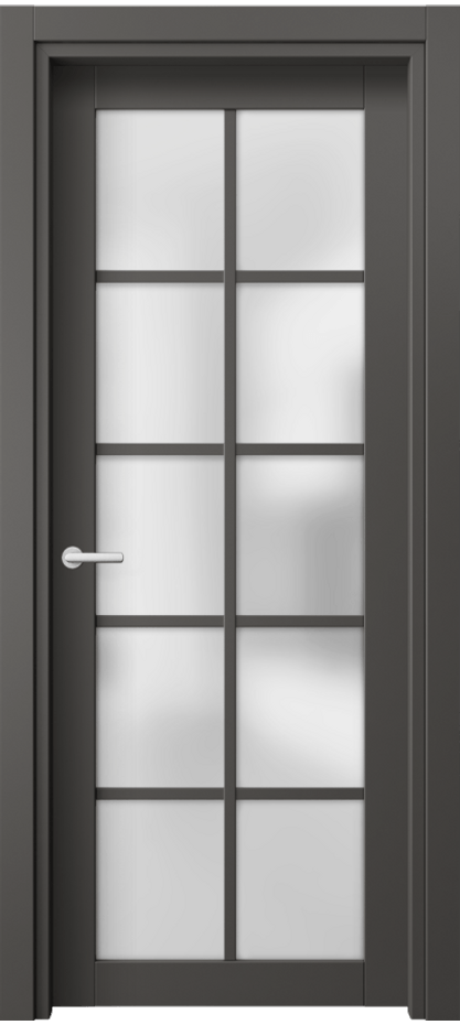 Дверь межкомнатная Neo 2106 ПЭТ графитовый Сатинированное стекло Гладкий классический наличник ПЭГФ Цена 181810 AMD Наличники уже входят в базовый комплект. Фабрика дверей Волховец 8 (800) 551 43 19 Межкомнатная дверь Neo 2106 ПЭТ графитовый Сатинированное стекло Цена 181810 AMD | Volhovec