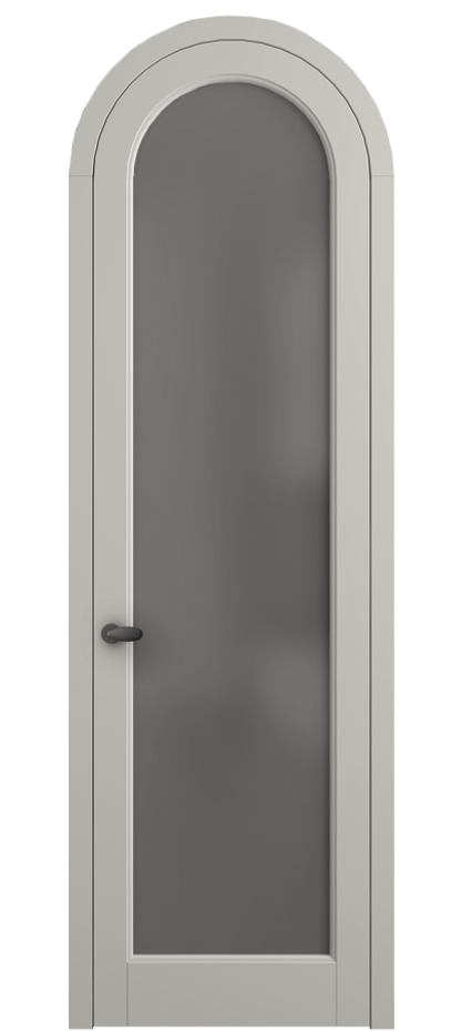 Межкомнатная дверь Палаццо 6814 Матовый тёплый серый Сатинированное серое стекло, триплекс Цена 844100 AMD | Volhovec