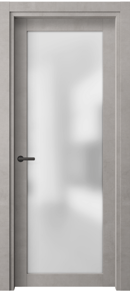 Межкомнатная дверь Neo 2102 Леон серебро Сатинированное стекло Цена 6771880 so'm | Volhovec